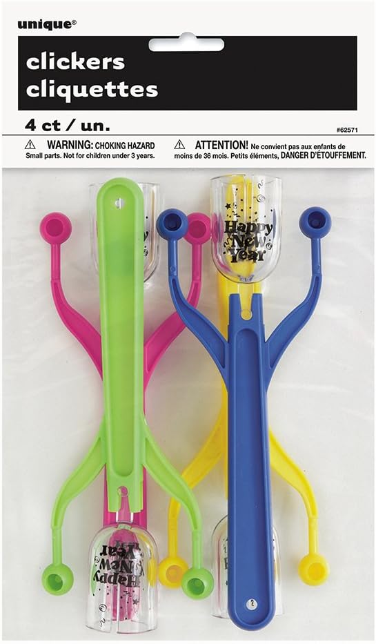 Παιχνίδια New Years Clickers - Ασορτί Neon / 4 τεμ.