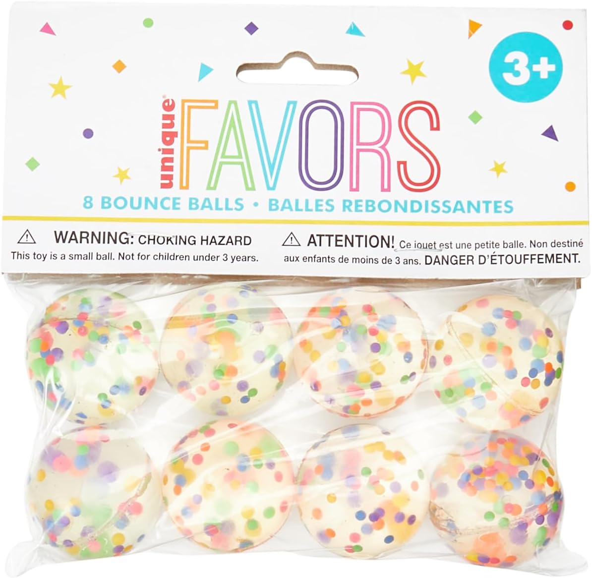 Μπαλάκια Πλαστικά Confetti  / παιχνίδια 8 τεμ
