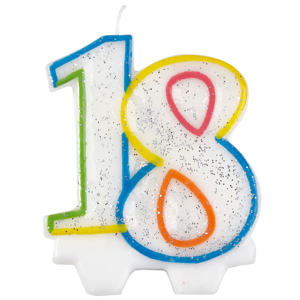 Κερί Polka Dots Νο 18 / 8 εκ