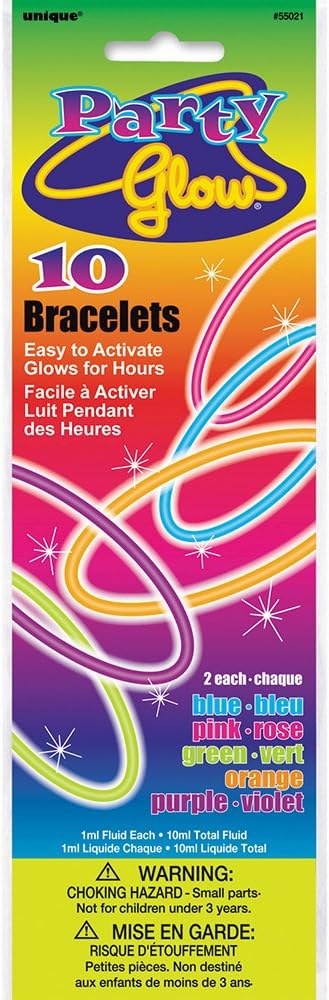 Βραχιόλια Glow 20εκ. Ασορτί / 10 τεμ