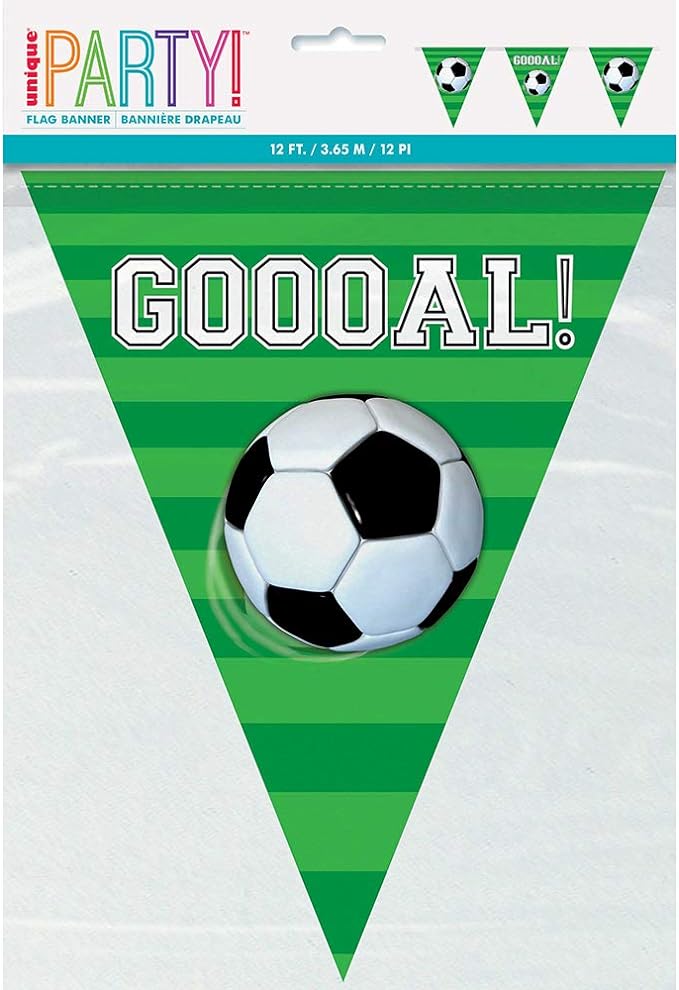 Γιρλάντα σημαιάκια 3D Ποδόσφαιρο/Soccer 3,65μ.
