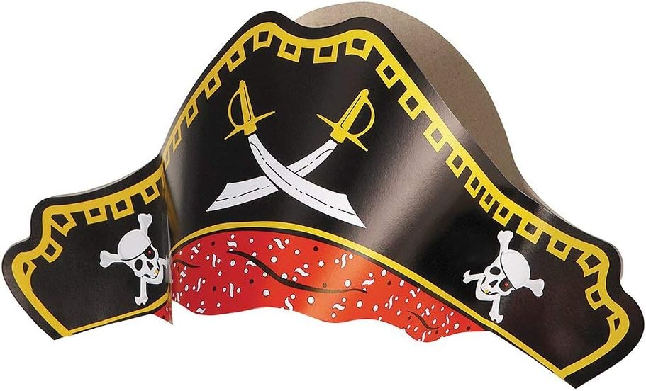 Καπέλα Πειρατικά / Pirate  / 4 τεμ.