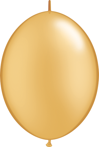 Μπαλόνια 6 Quick Link Χρυσό /50 τεμ