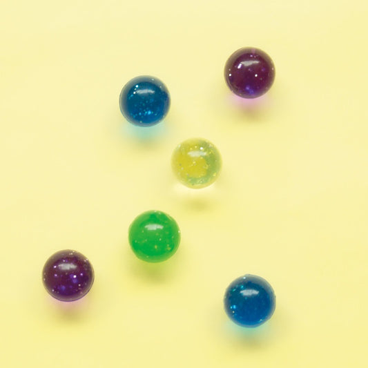 Μπαλάκια bounce balls Clear Glitter / παιχνίδια 6 τεμ