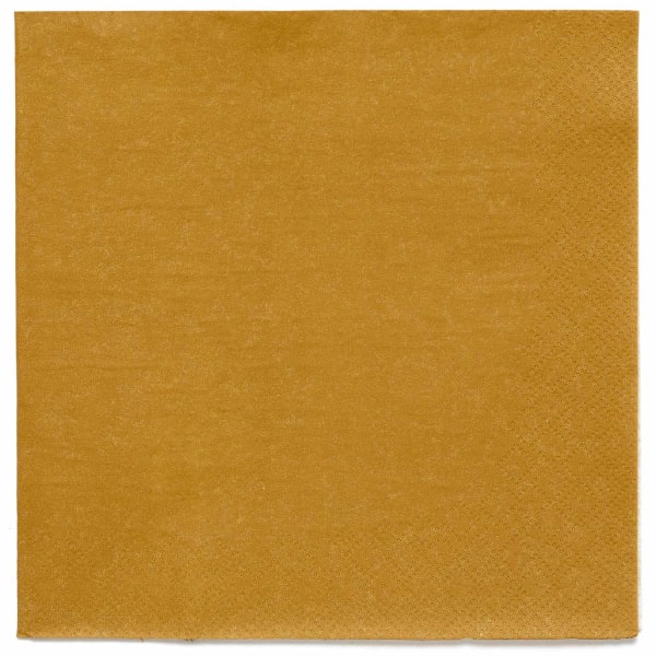Χαρτοπετσέτες Χρυσό  Creme Brulee 33 x 33εκ / 20 τμχ