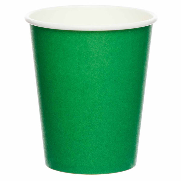 Ποτήρια Χάρτινα 237ml Πράσινο /8 τεμ Evergreen