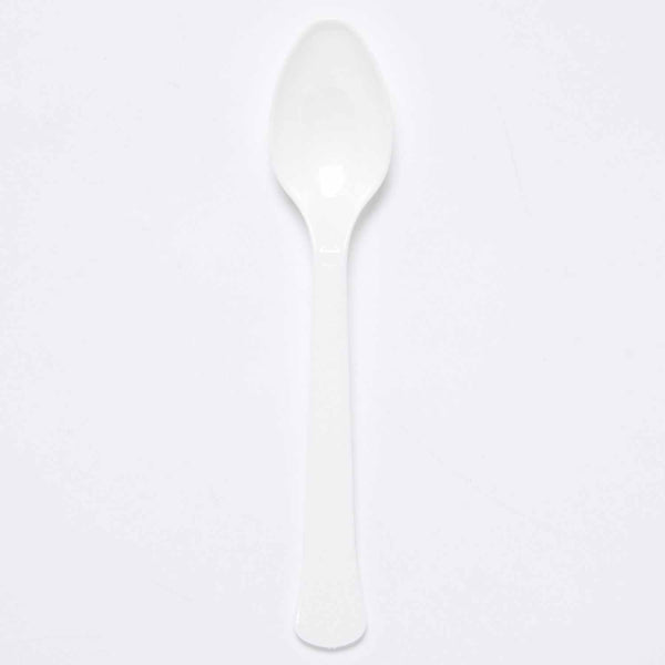 Κουταλάκια Λευκά Coconut / 24 τεμ