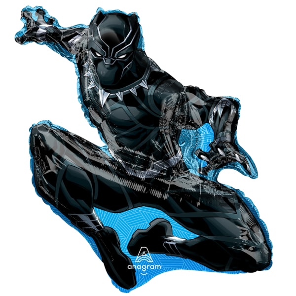 Μπαλόνι Φοιλ Σχήμα Black Panther  / 81 εκ x 81 εκ