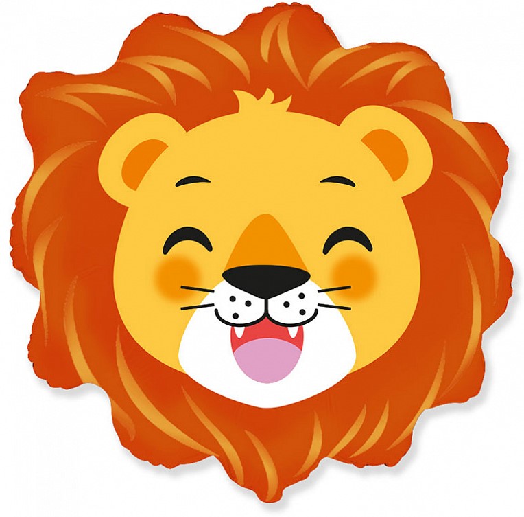 Μπαλόνι Φοιλ Σχήμα Κεφάλι  Λιοντάρι/ 64 εκ