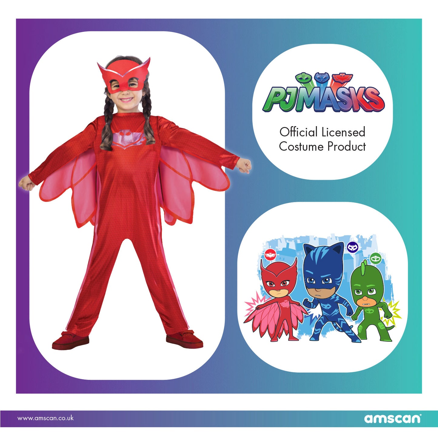 Στολή PJ MASKS Owlette Good 5-6 Ετων