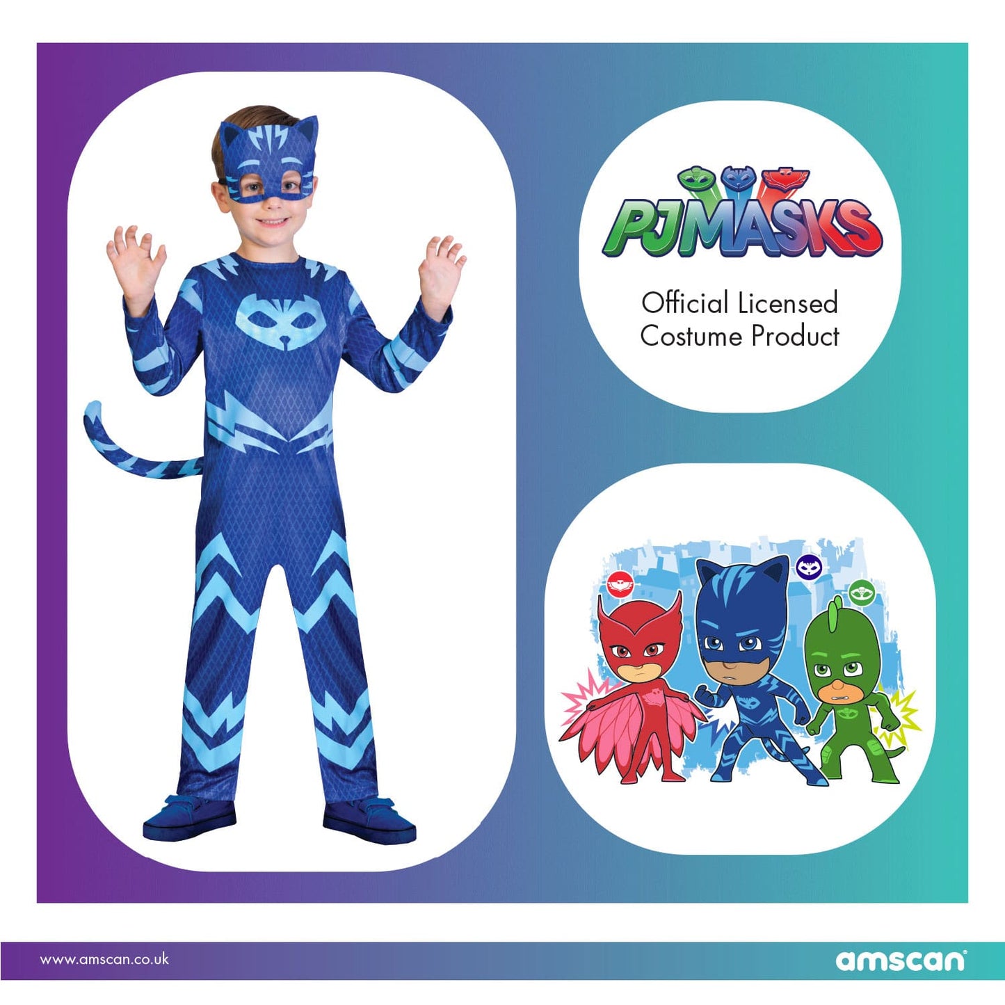 Στολή PJ MASKS Catboy Good 3-4 Ετών