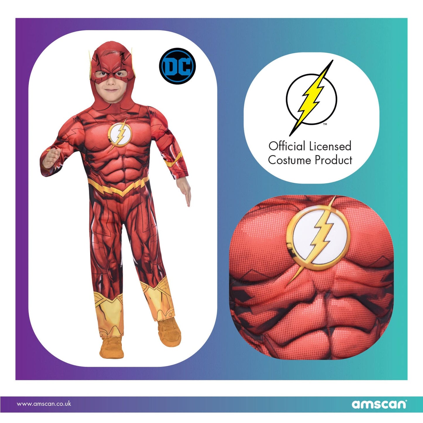 Στολή The Flash Costume  4-6 Ετών