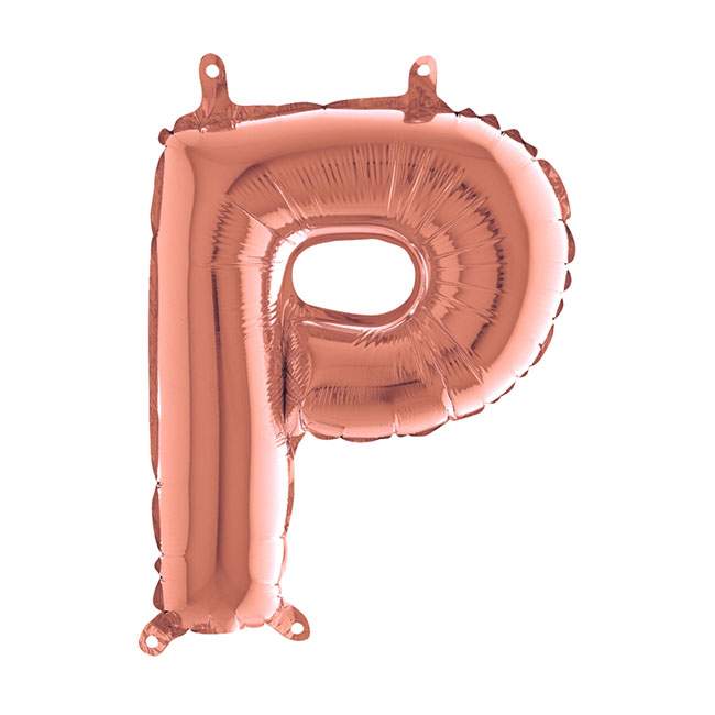 Mini Μπαλόνια Γράμματα Rosegold 36cm