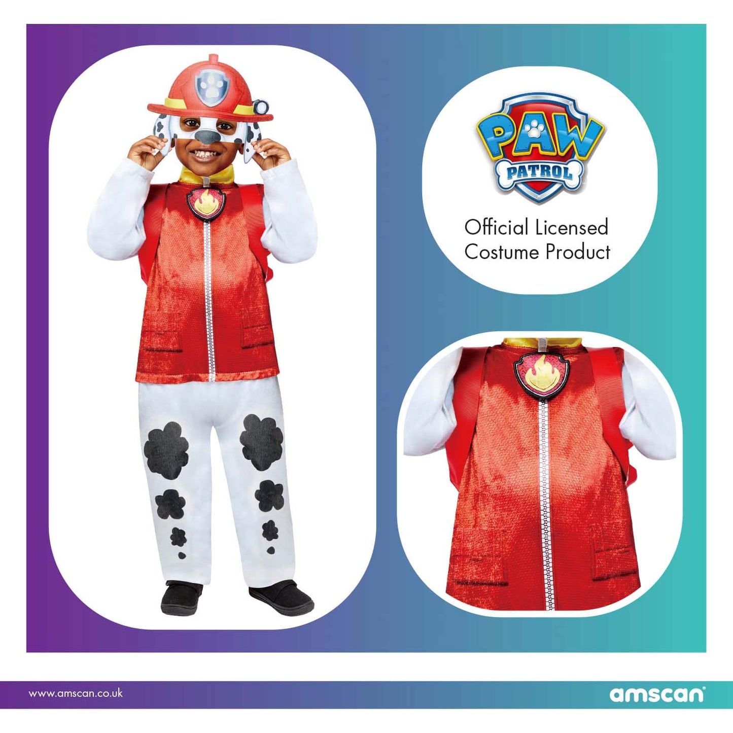 Στολή Paw Patrol Deluxe Marshall Costume 4-6 Ετών