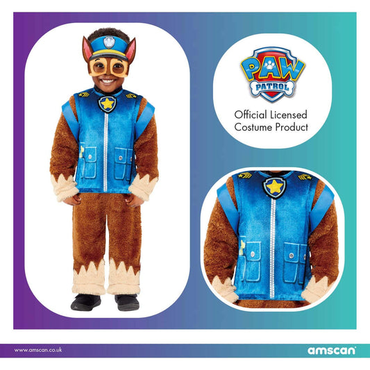 Στολή Paw Patrol Deluxe Chase Costume 4-6 Ετών