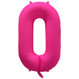Neon Μπαλόνια Αριθμοί Φούξια 86 cm - 34"