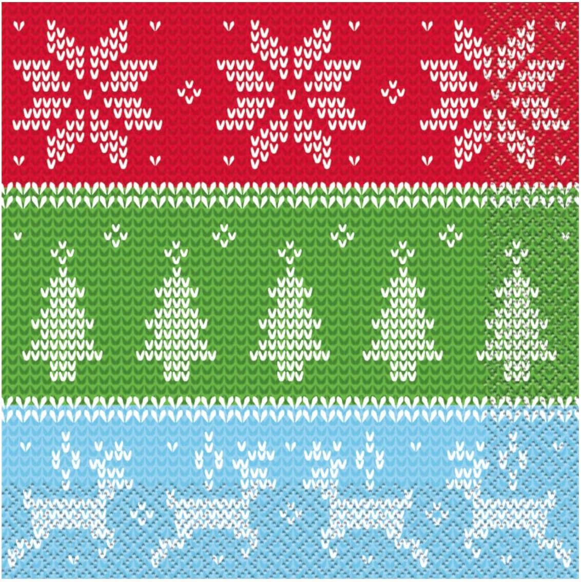 Χαρτοπετσέτες Φαγητού Χριστούγεννα - Ugly Sweater / 16 τεμ