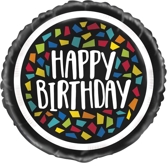 Μπαλόνι Φοιλ 18 Happy Birthday Mosaic / 46 εκ