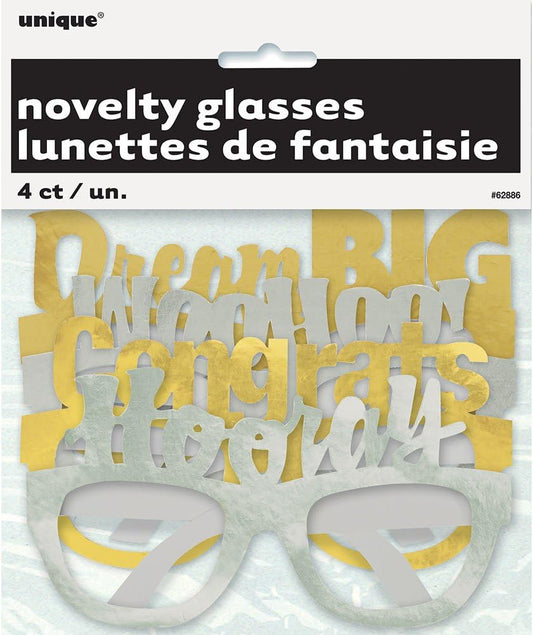 Γυαλιά Χάρτινα Graduation - Αποφοίτηση / 4 τεμ