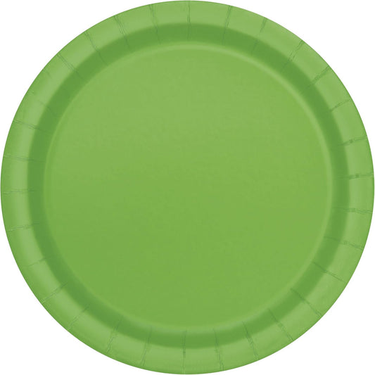 Πιάτα Χάρτινα 17εκ. Γλυκού Λαχανί - Kiwi /20 τεμ.