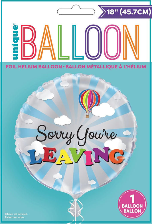 Μπαλονι Φοιλ 18 Sorry You're Leaving με Αερόστατο / 46 εκ