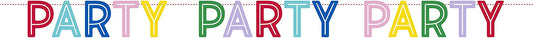 Γιρλάντα Colorful Party Letter Banner
