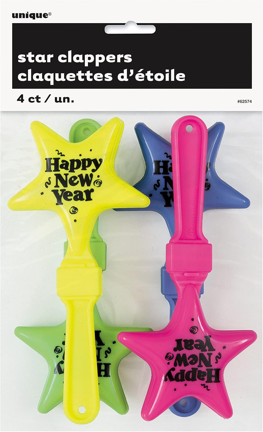 Παιχνίδια New Years Clappers - ασορτί  Neon / 4 τμχ