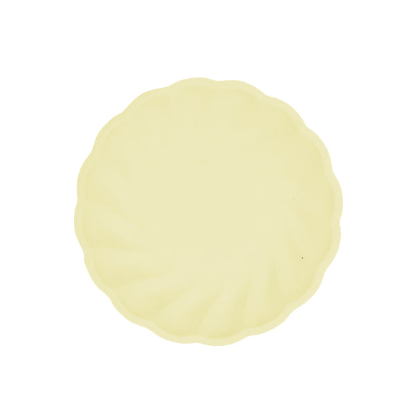Πιάτα Στρογγυλά Vert Decor Yellow 18.8 εκ - Κίτρινο Παστέλ / 6 τεμ