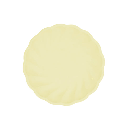 Πιάτα Στρογγυλά Vert Decor Yellow 18.8 εκ - Κίτρινο Παστέλ / 6 τεμ