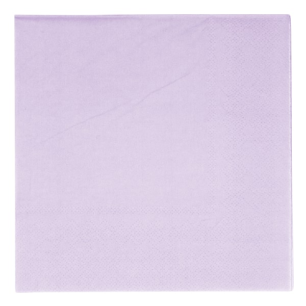 Χαρτοπετσέτες φαγητού 3φύλλες Vert Decor 33x33cm Purple - Λιλά Παστέλ /20 τεμ