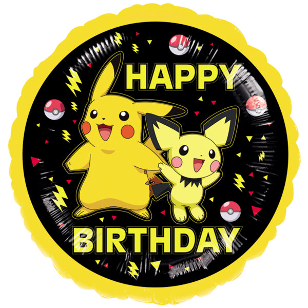 Μπαλόνι Φοιλ Pokemon 2024 Happy Birthday / 43 εκ
