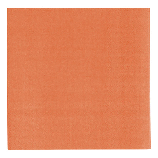 Χαρτοπετσέτες φαγητού 3φύλλες Vert Decor 33x33cm Dark Orange/ 20 τεμ - Πορτοκαλί