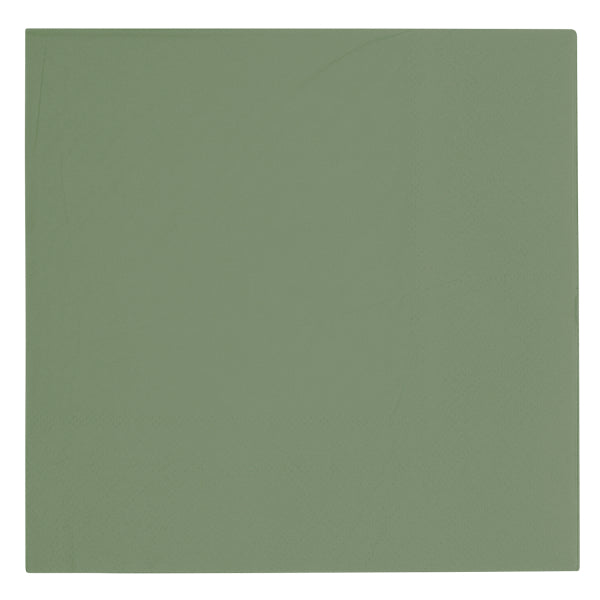 Χαρτοπετσέτες φαγητού 3φύλλες Vert Decor 33x33cm Dark Green - Πράσινο /20 τεμ