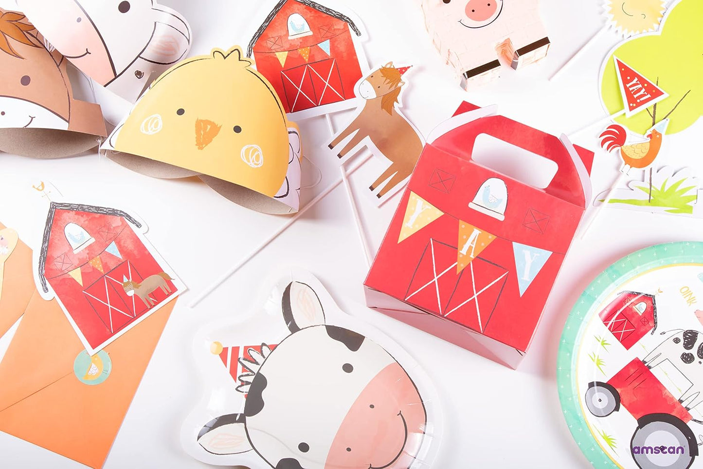 Κορώνες Ζωάκια Φάρμας / 8 τμχ