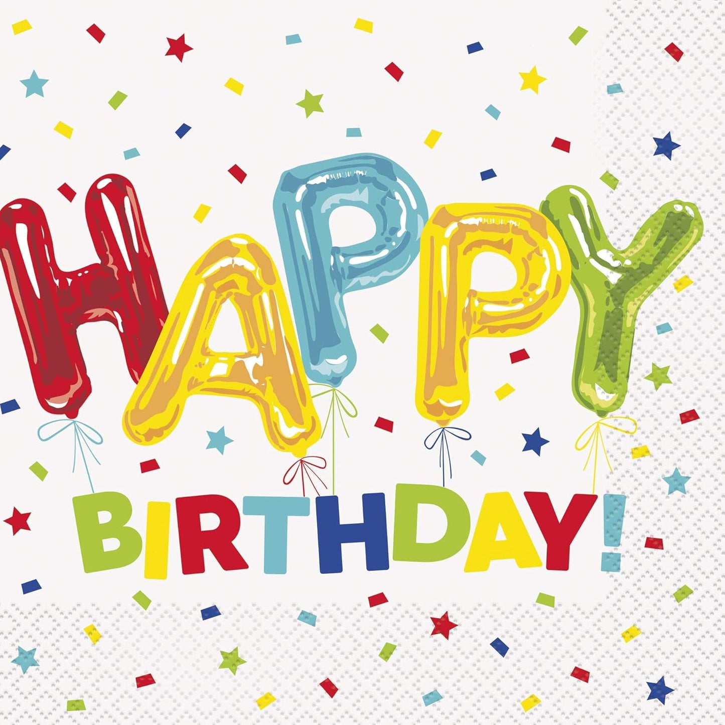 Χαρτοπετσέτες Φαγητού Happy  Birthday / 16 τεμ.