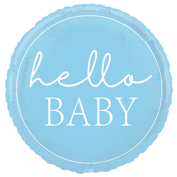 Μπαλονι Φοιλ 18 Hello Baby Blue - Μπλε / 46εκ