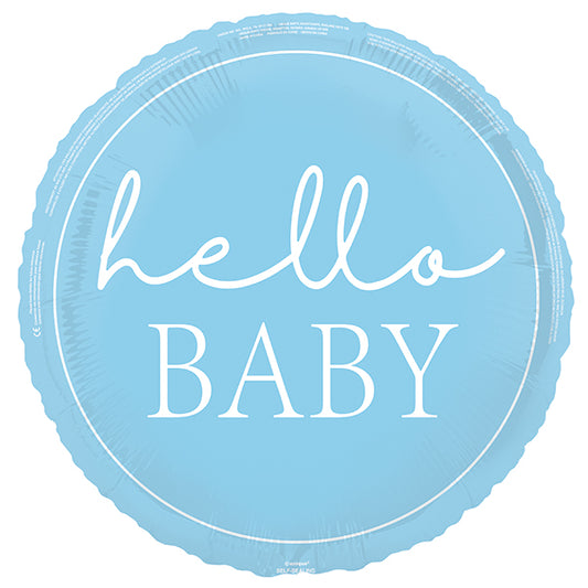 Μπαλονι Φοιλ 18 Hello Baby Blue - Μπλε / 46εκ