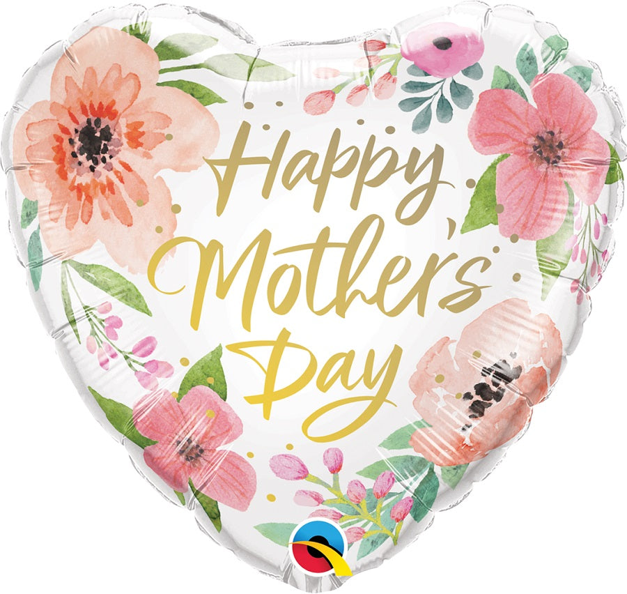 Μπαλόνι Φοιλ 18 Mother's Day Pink Floral 45 εκ