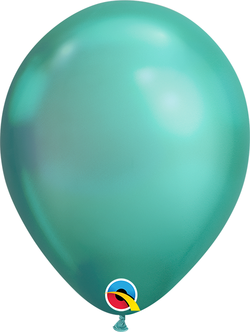 Μπαλόνια Λάτεξ 7 Green Chrome /100 τεμ
