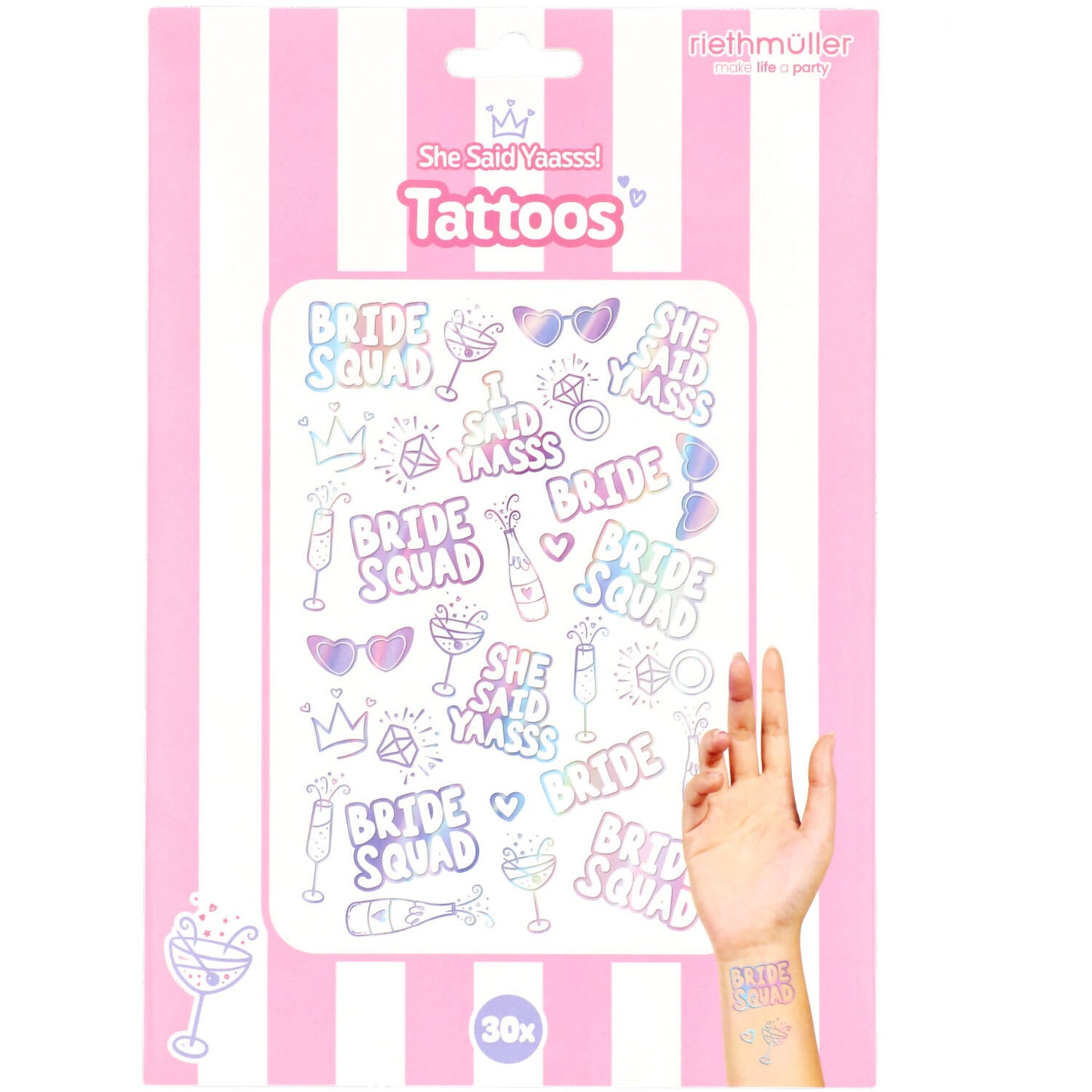 Τατουάζ - Tattoos - She Said Yaasss - 30 pieces