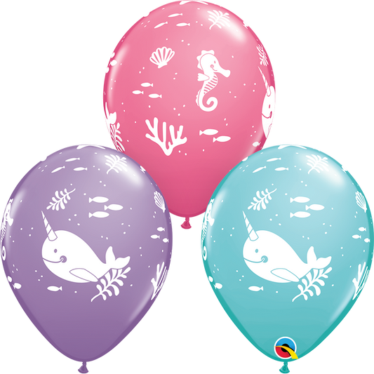 Μπαλόνια Λάτεξ 11 Fun Under The Sea  / 25 τεμ