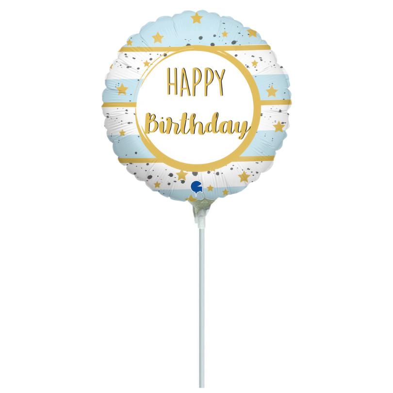 9'' Mini Shape Μπαλόνι Γενεθλίων Αστέρια