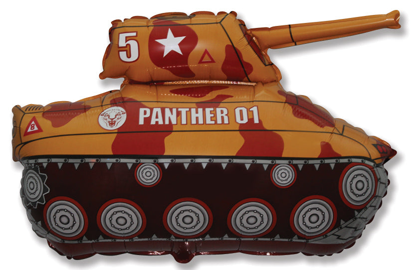 Μπαλόνι Φοιλ Σχήμα Τανκς Καφέ  Καμουφλάζ / 65 x 80 εκ - Ασυσκεύαστο