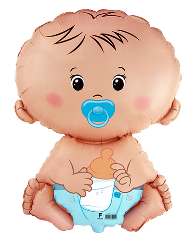 Μπαλόνι Φοιλ Σχήμα  Baby Blue Ασυσκεύαστο