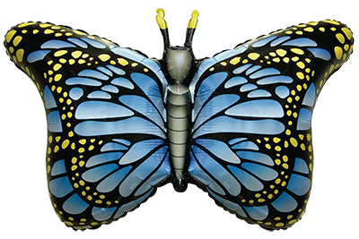 Μπαλόνι Φοιλ Σχήμα Πεταλούδα 56 x 97 εκ Royal Butterfly Μπλε