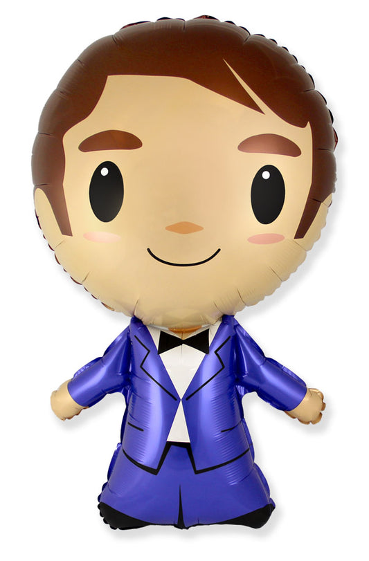 Μπαλόνι Φοιλ Σχήμα Γαμπρός - Groom 60 x 99 εκ. ύψος - Συσκευασμένο