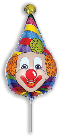Μπαλόνι Φοιλ Μίνι Πιερότος / 14 για καλαμάκι κλόουν clown