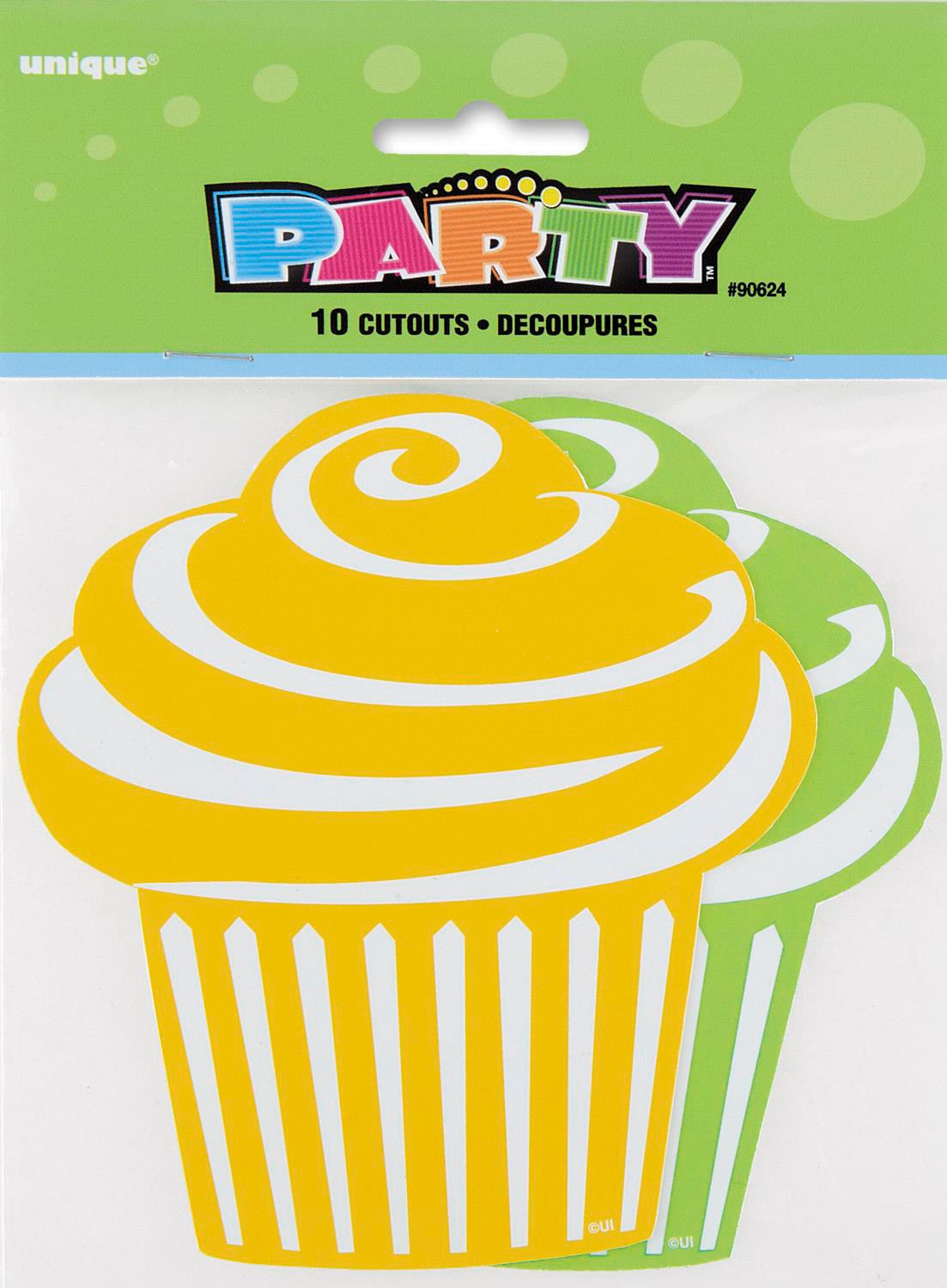 Χάρτινα Διακοσμ. μίνι Cupcake  10τεμ.