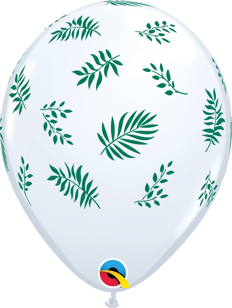 Μπαλόνια Λάτεξ 11 Tropical Greenery /25 τεμ