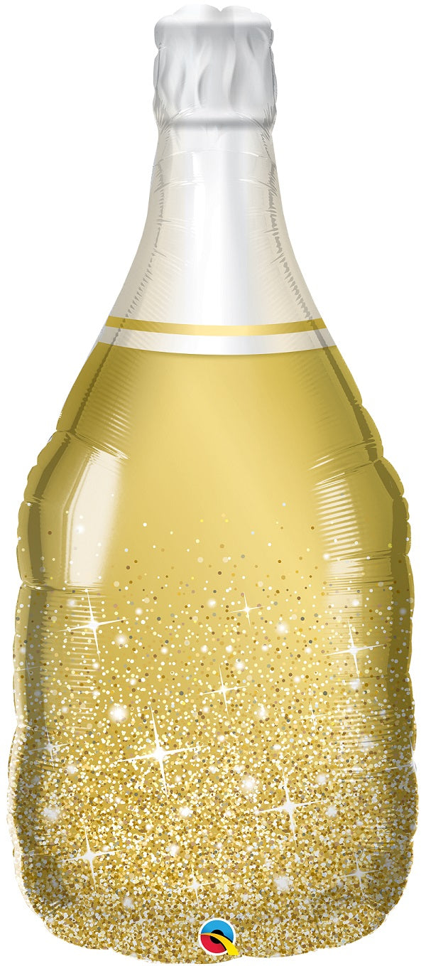 Μπαλόνι Φοιλ Σχήμα Golden Bubbly Wine Bottle 39 ύψος / 99 εκ
